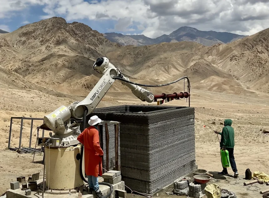 World’s Highest On-Site 3D Printed Structure