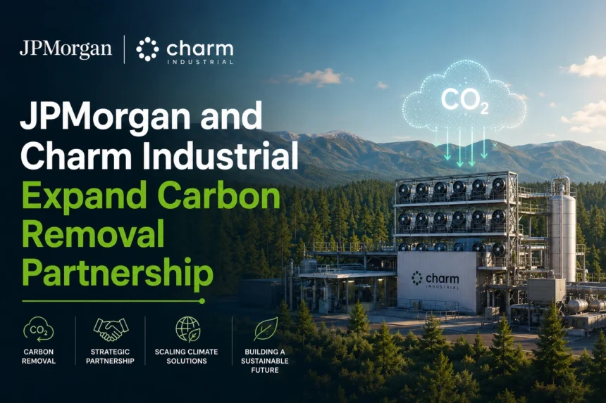 JPMorgan and Charm Industrial Expand Carbon Removal Partnership