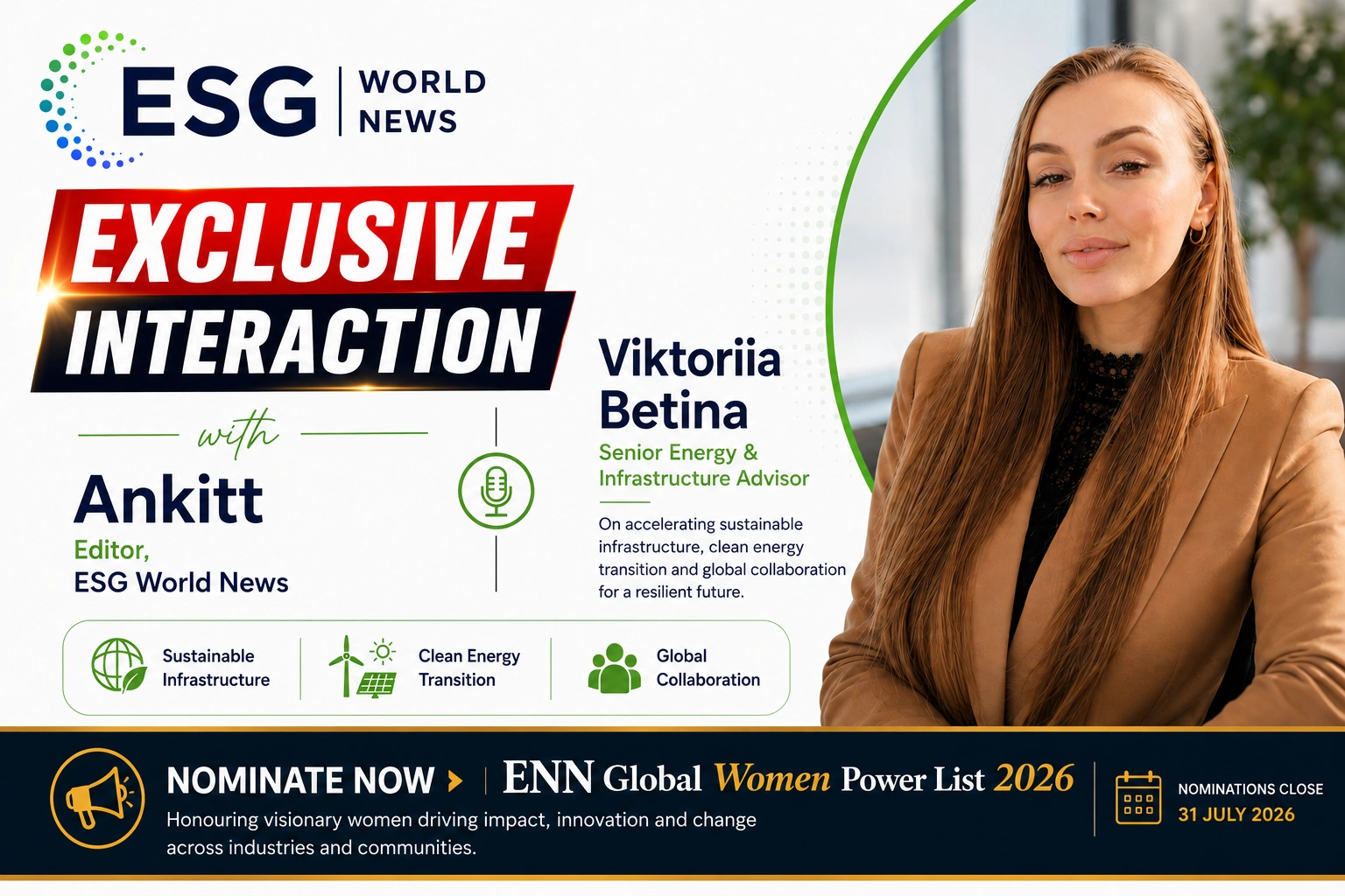 Exclusive Interview: Viktoriia Betina on Green Hydrogen, SAF and the Future of Decarbonisation
