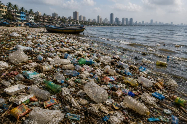 Food and Beverage Plastics Are Choking the World's Coastlines